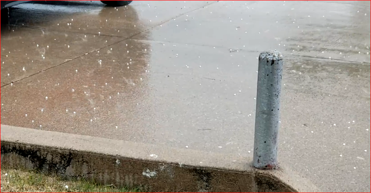 Small hail for SE Nebraska Small hail for SE Nebraska