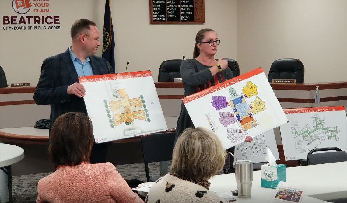 Beatrice School Board hears from architects on planned new elem