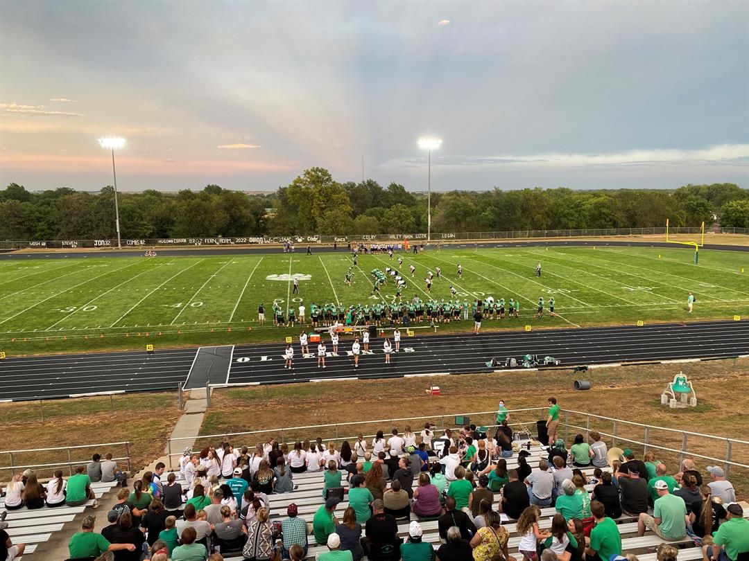 Wilber-Clatonia hosts Hastings St. Cecilia in a 2021 football game.