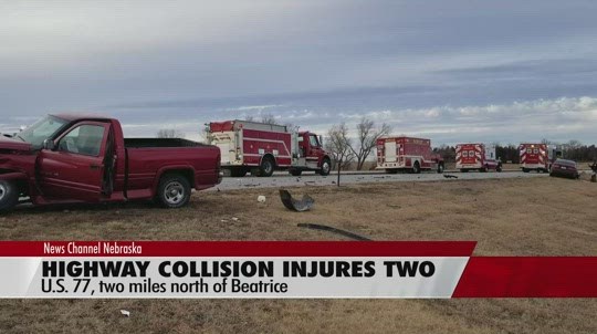 Tuesday afternoon wreck near Beatrice shuts down U.S. 77 northbo