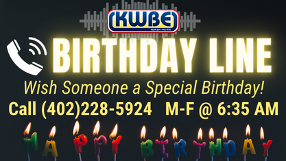 KWBE Birthday Line