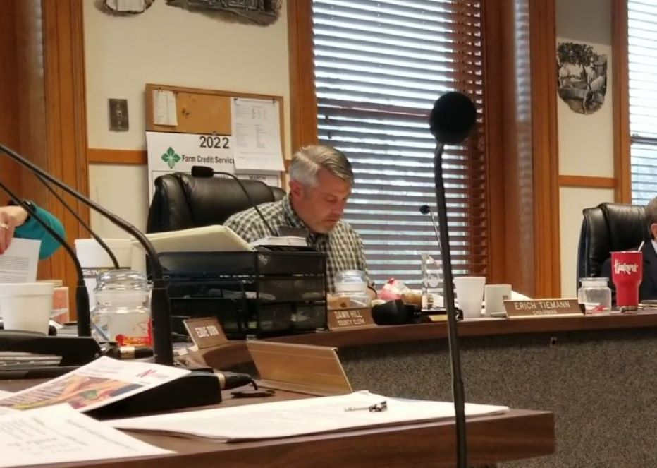 Gage County Board Chairman, Erich Tiemann