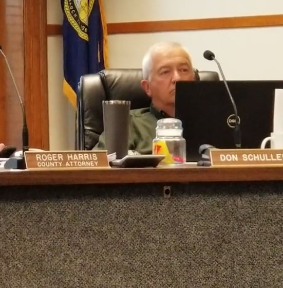 Gage County Board member Don Schuller, target of a recall effort