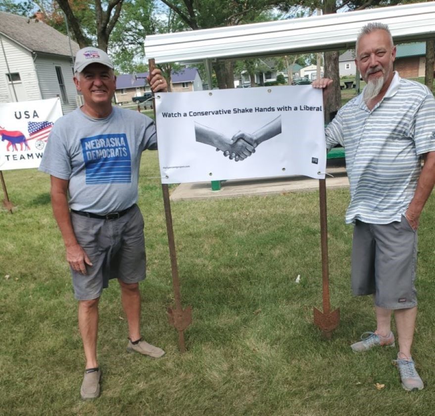 Left to Right....Literally.....Don Schuller and Radar Reedy