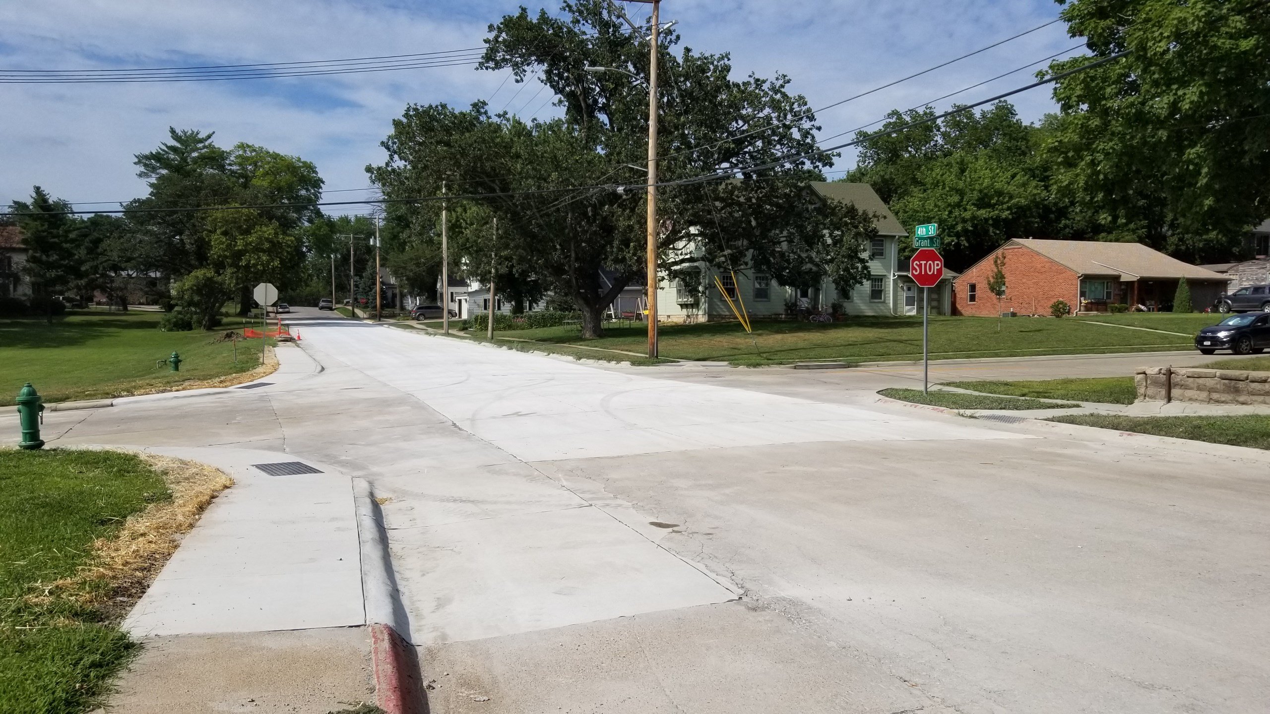 Two new blocks of concrete street in Beatrice now open