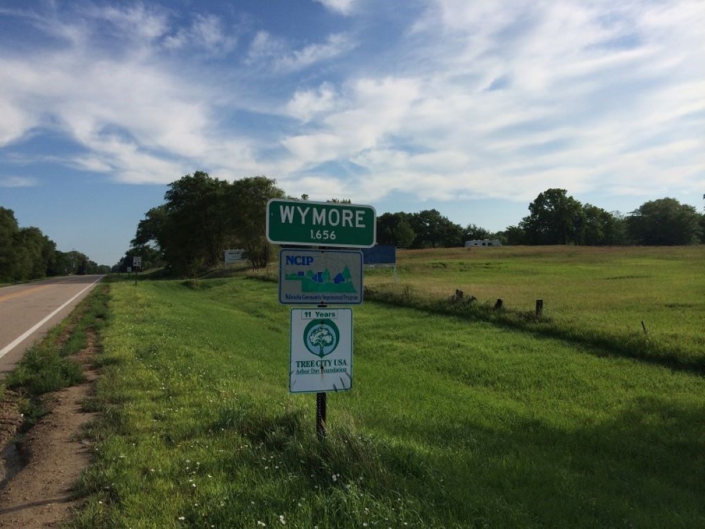 Authorities search Wymore home