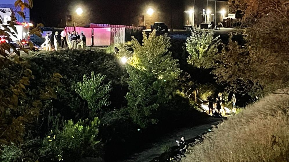 Man rescued from Dead Man’s Run near 70th & P Streets early Friday morning.