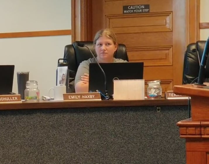 Gage County Board member Emily Haxby