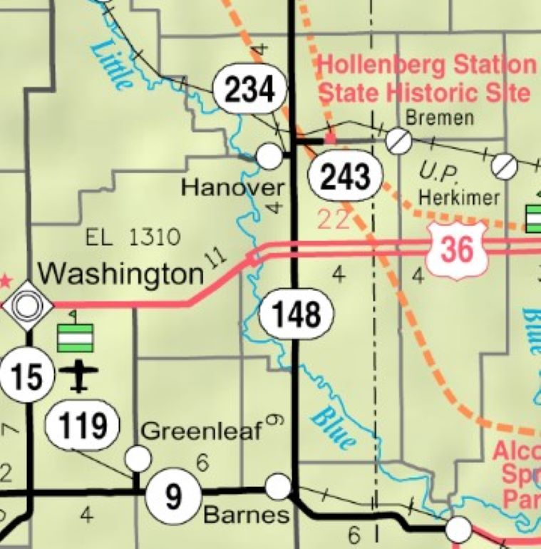 Highway intersection where fatal accident happened