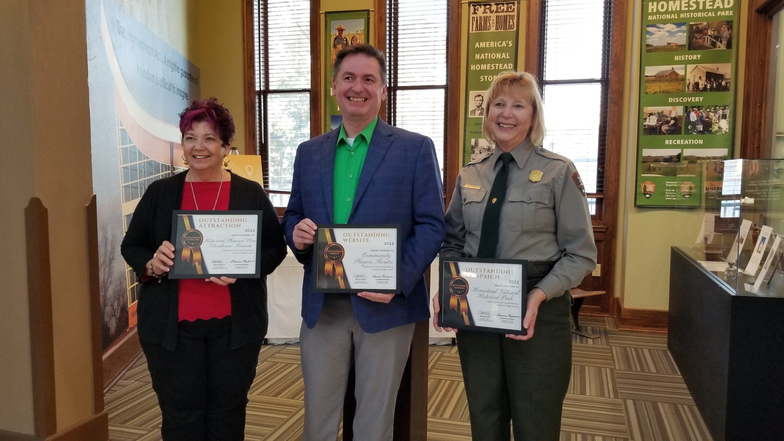 Honors handed out for Gage County Tourism efforts SOUTHEAST NEWS CHANNEL NEBRASKA