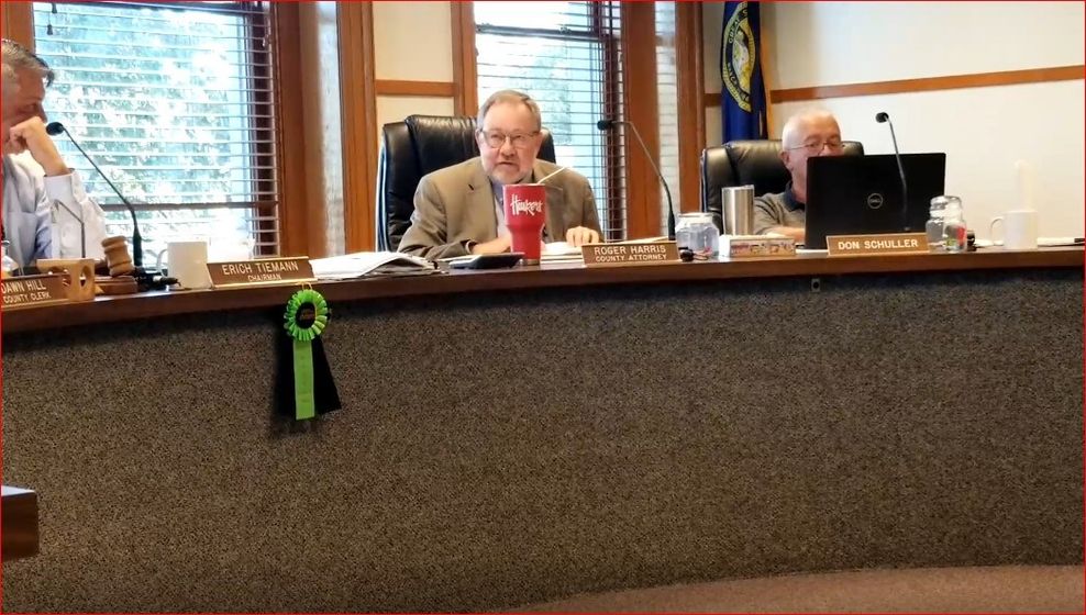 Gage County Attorney, Roger Harris