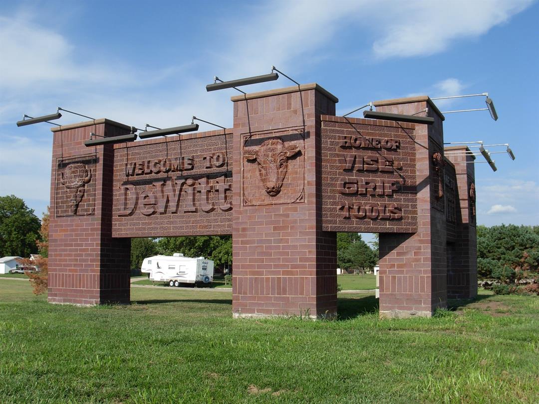 DeWitt Community Sign marks history with took making