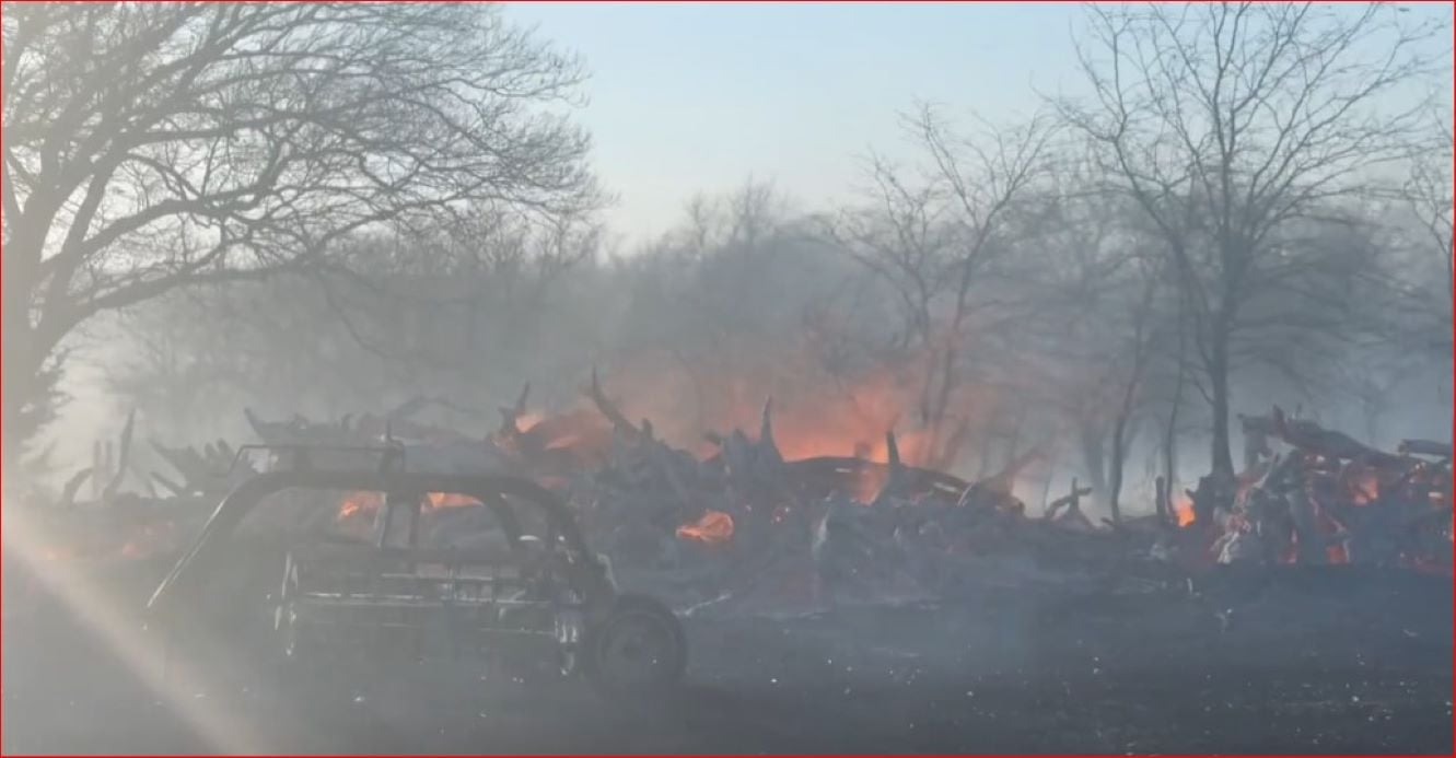 Fire torches up to 80 acres northeast of Beatrice seven agenc