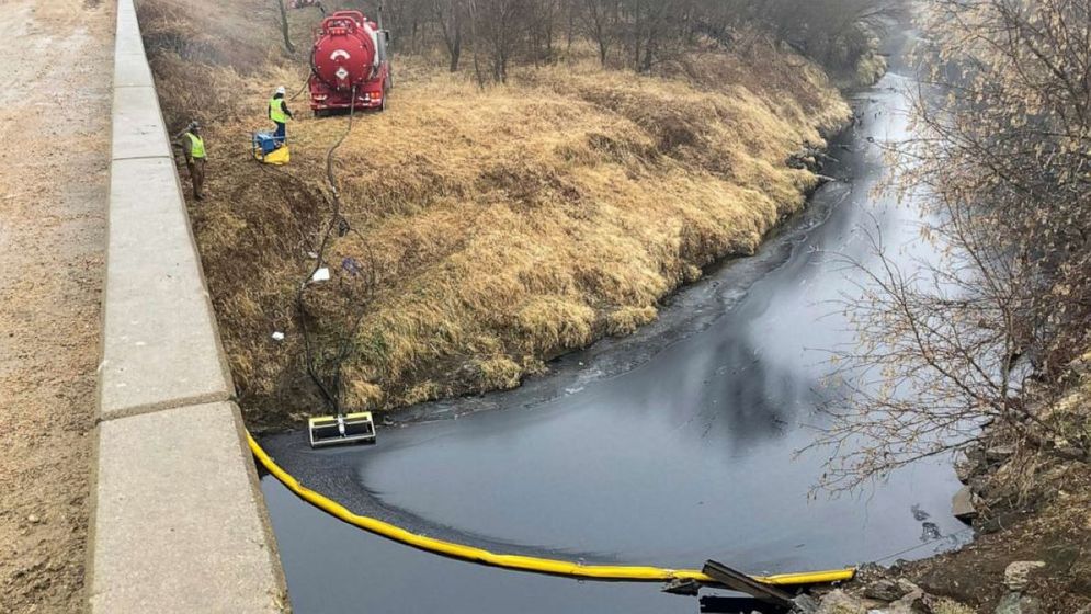 Cause of oil spill reported