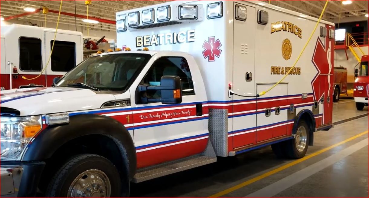 Crew members injured in collision involving Beatrice Fire and R