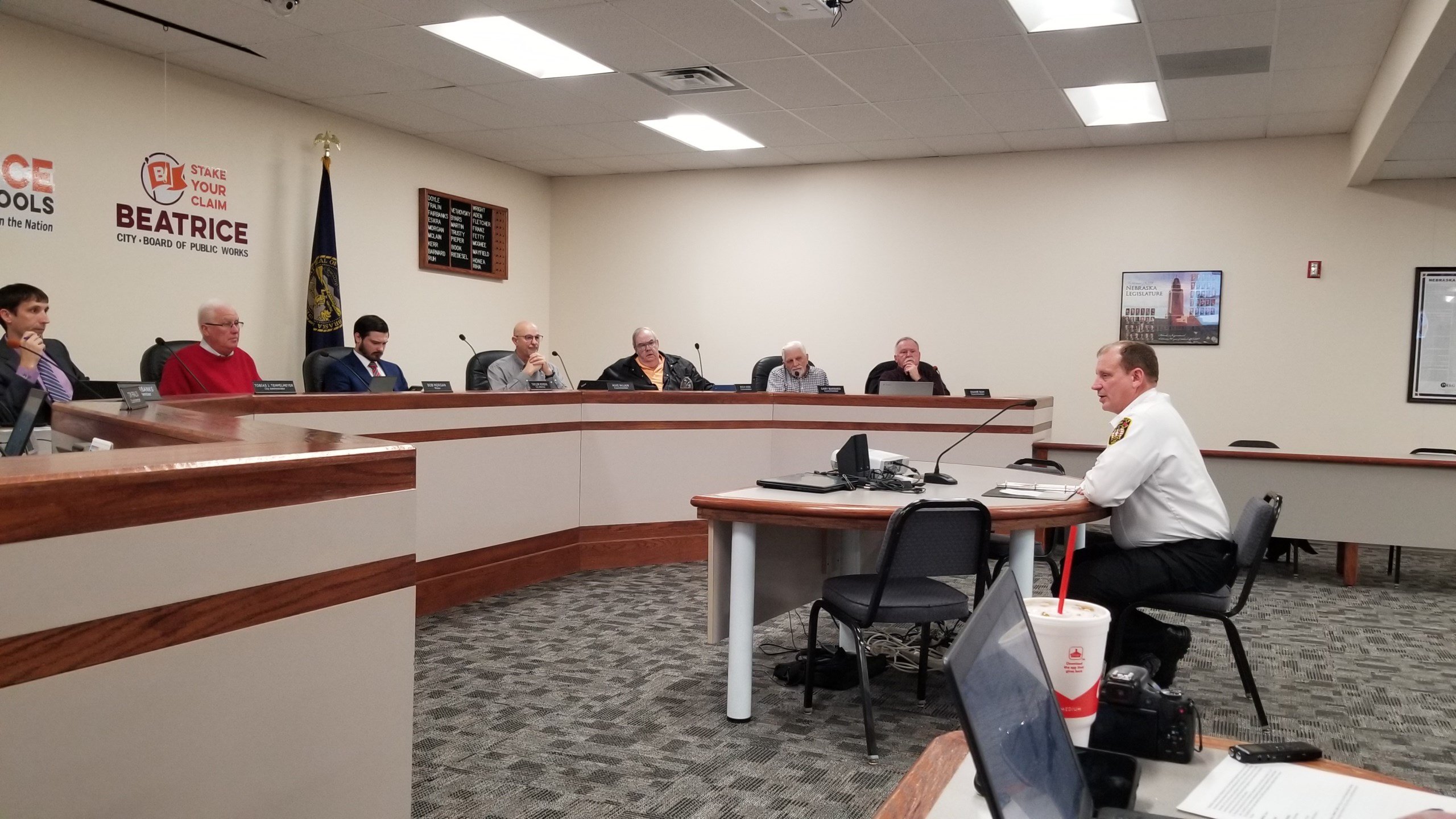 Beatrice Fire and Rescue report given to Mayor City Council