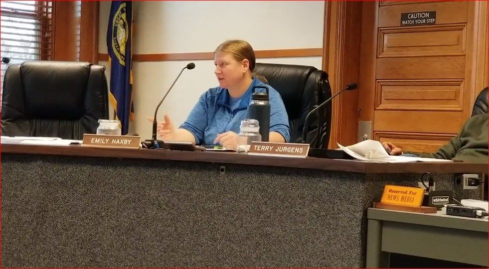 Gage County Board member, Emily Haxby