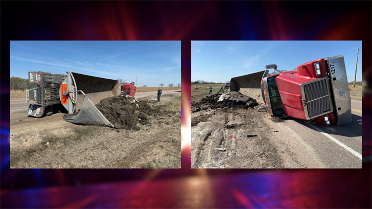 Gage County, side-dump truck accident