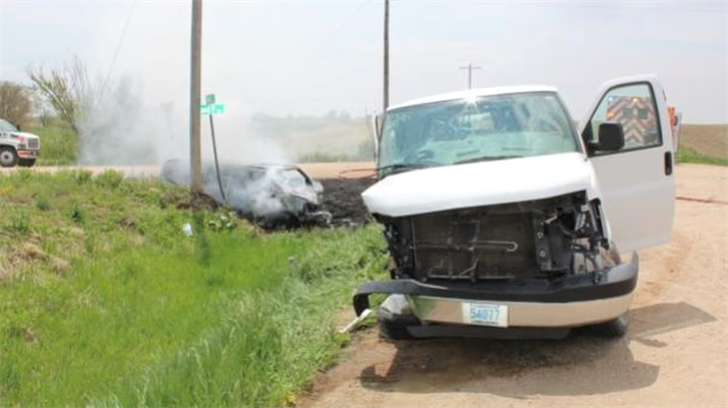 Seven people injured in crash involving McCool Junction school van