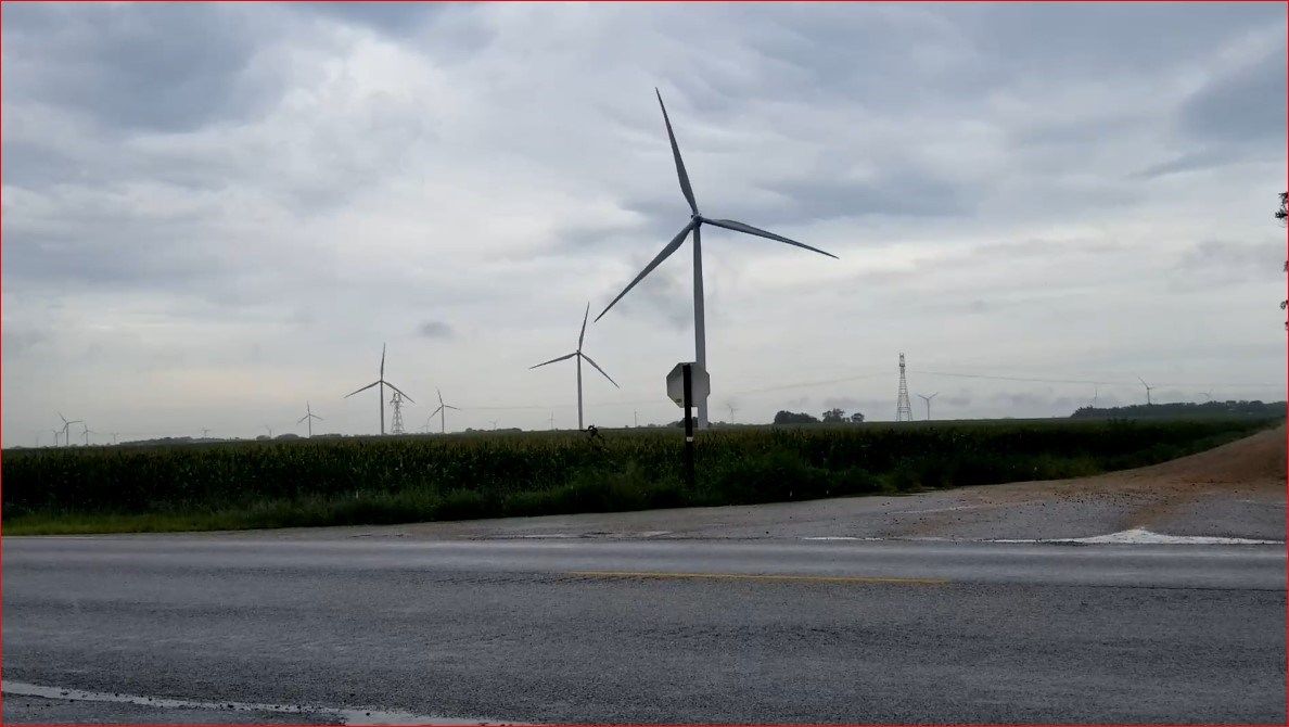 Wind Turbines west of Wilber