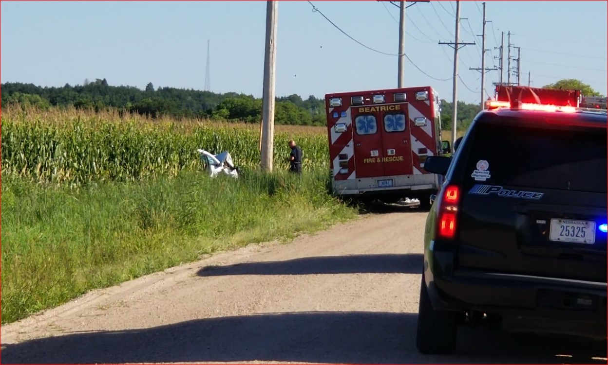 Occupants injured in Wednesday afternoon Beatrice wreck under a