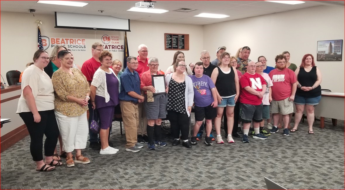 Beatrice Mayor proclaims Big Give Day recognizes staff of Mosai