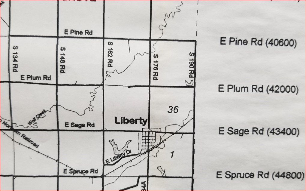 Liberty Area, snd South 176th Road