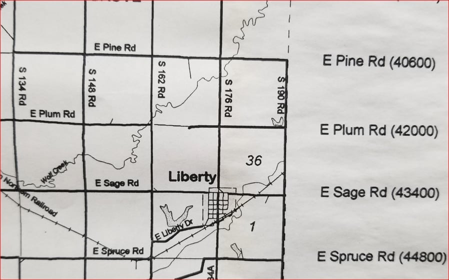 Liberty Area, snd South 176th Road