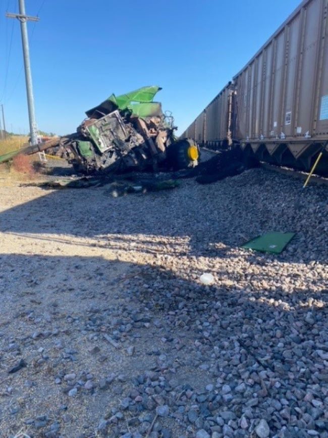 Accident scene in northern Gage County