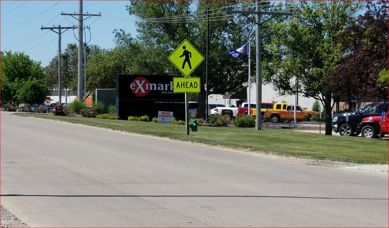 Firefighters sent to reported battery fire at Exmark Manufactur