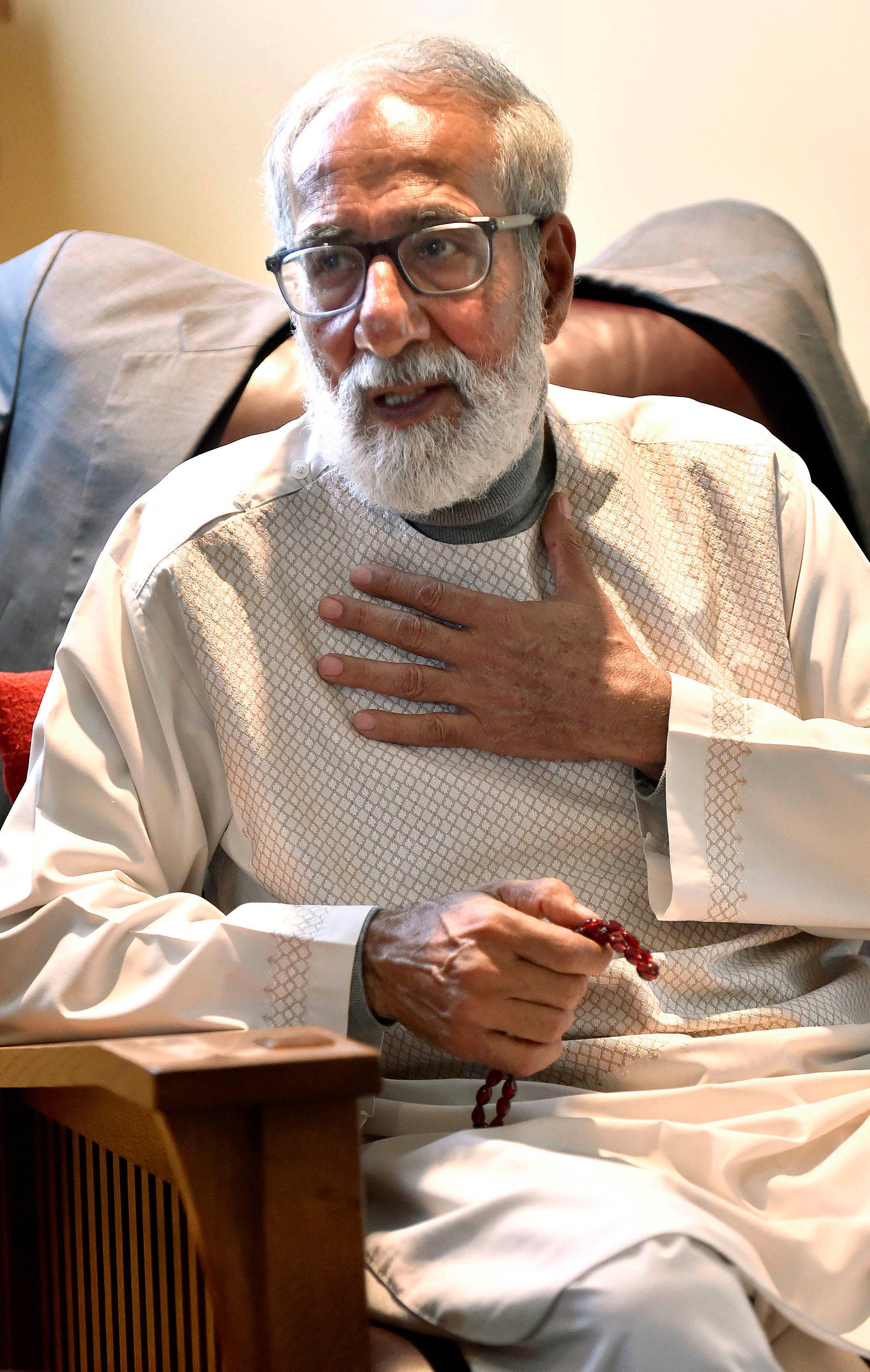 Basir Mohmand talks about his enduring relationship with Dave Wilson, the man he has called his brother since the 1970s, during an interview in Wilson's Lincoln home on Oct. 23, 2023.