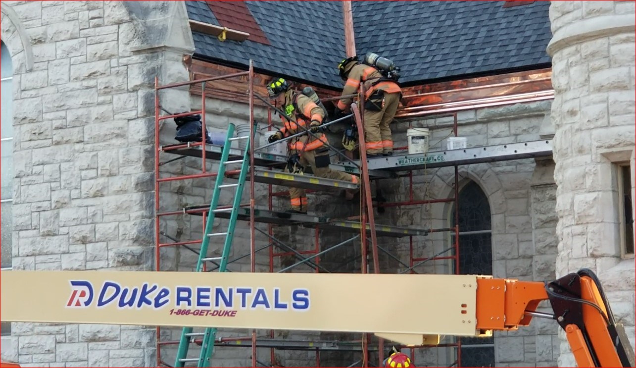 Quick response averts fire disaster at historic Beatrice church