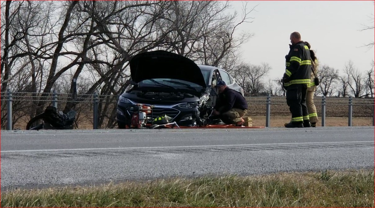 Highway collisions a mile apart block U.S. 77 south of Beatrice