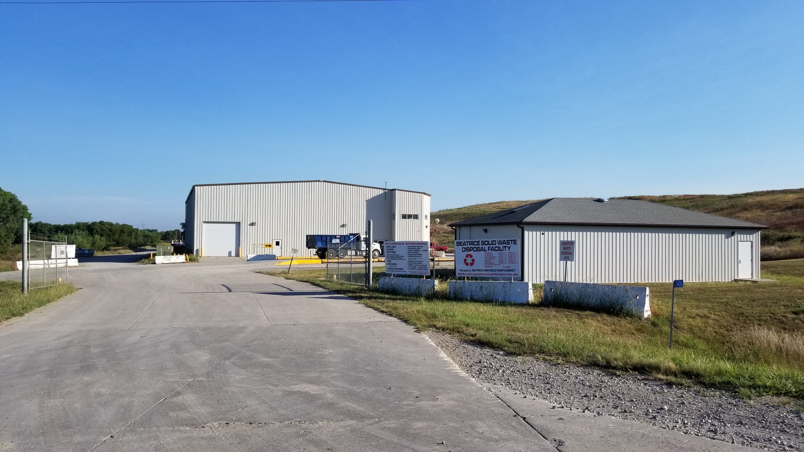 Construction of new landfill southwest of Beatrice getting close