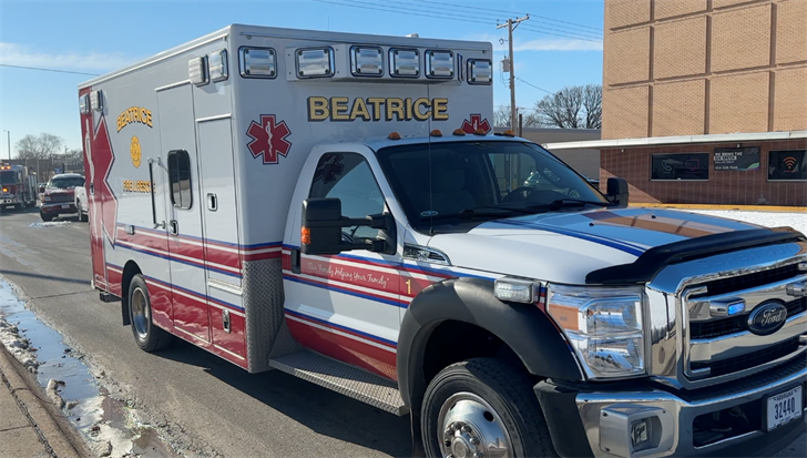 Beatrice Fire and Rescue BPD respond to two vehicle crash