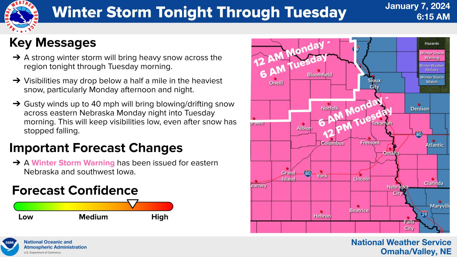 Heavy dose of winter expected to slam the central plains