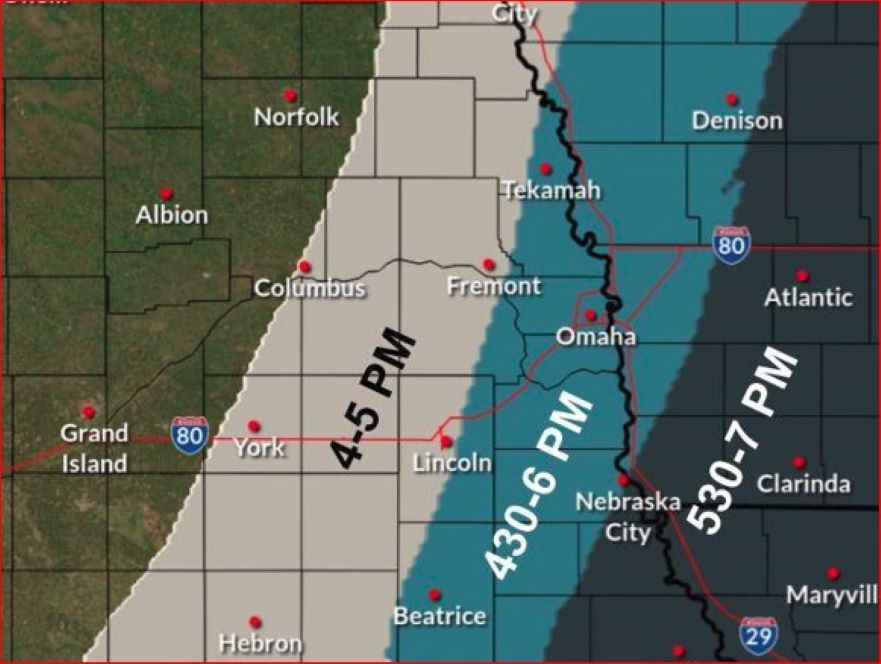 A rare occurrence Thursday snow squalls rapidly cutting visi