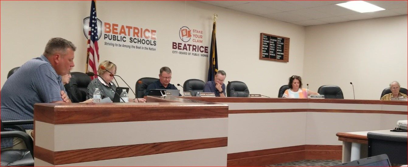 Beatrice School Board June meeting