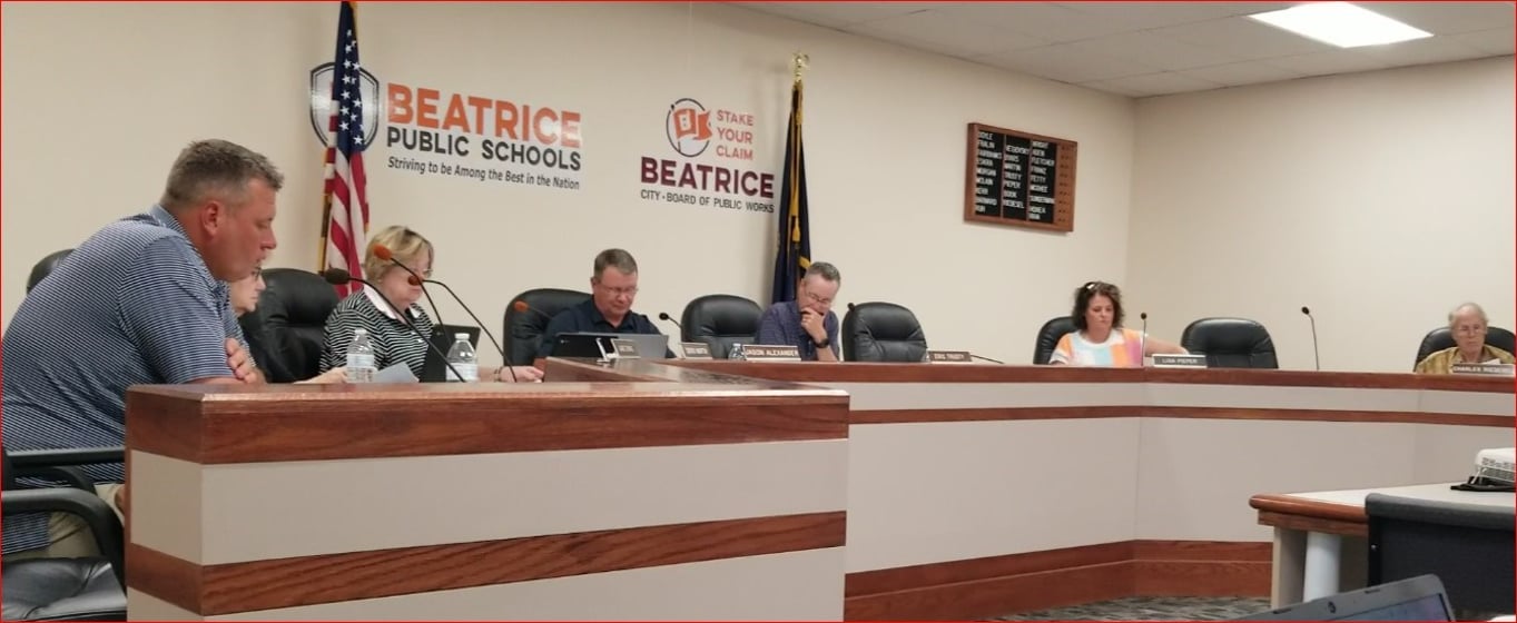 Beatrice School Board June meeting