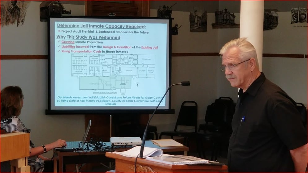 Gage County Board hears jail needs assessment