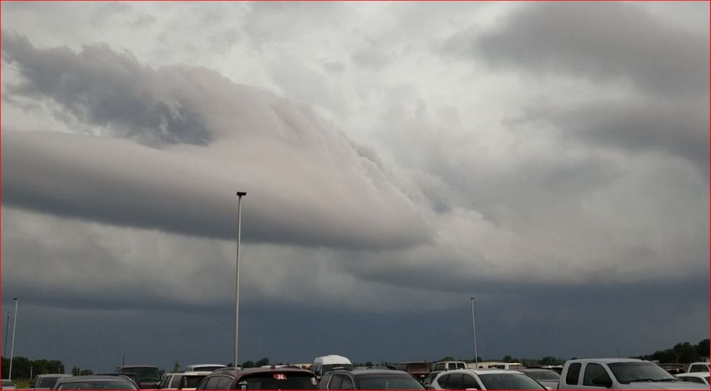 Severe thunderstorms, south of Beatrice