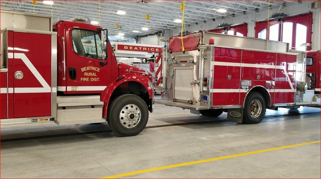 Blaze destroys car at north edge of Beatrice