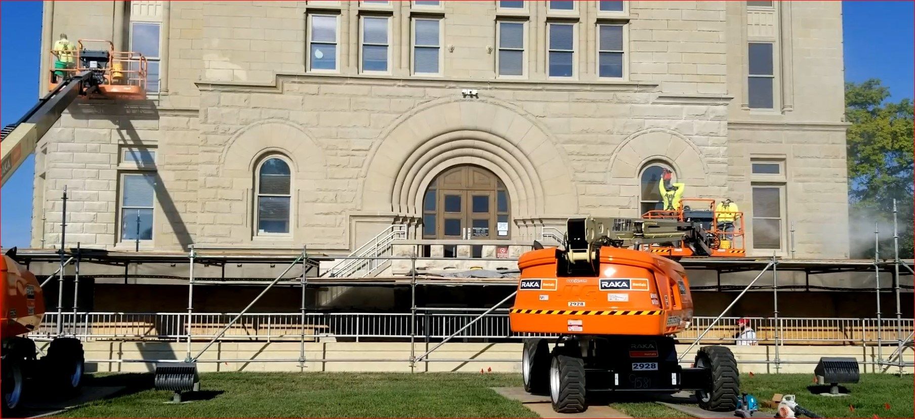 Masonry Construction restoring east side
