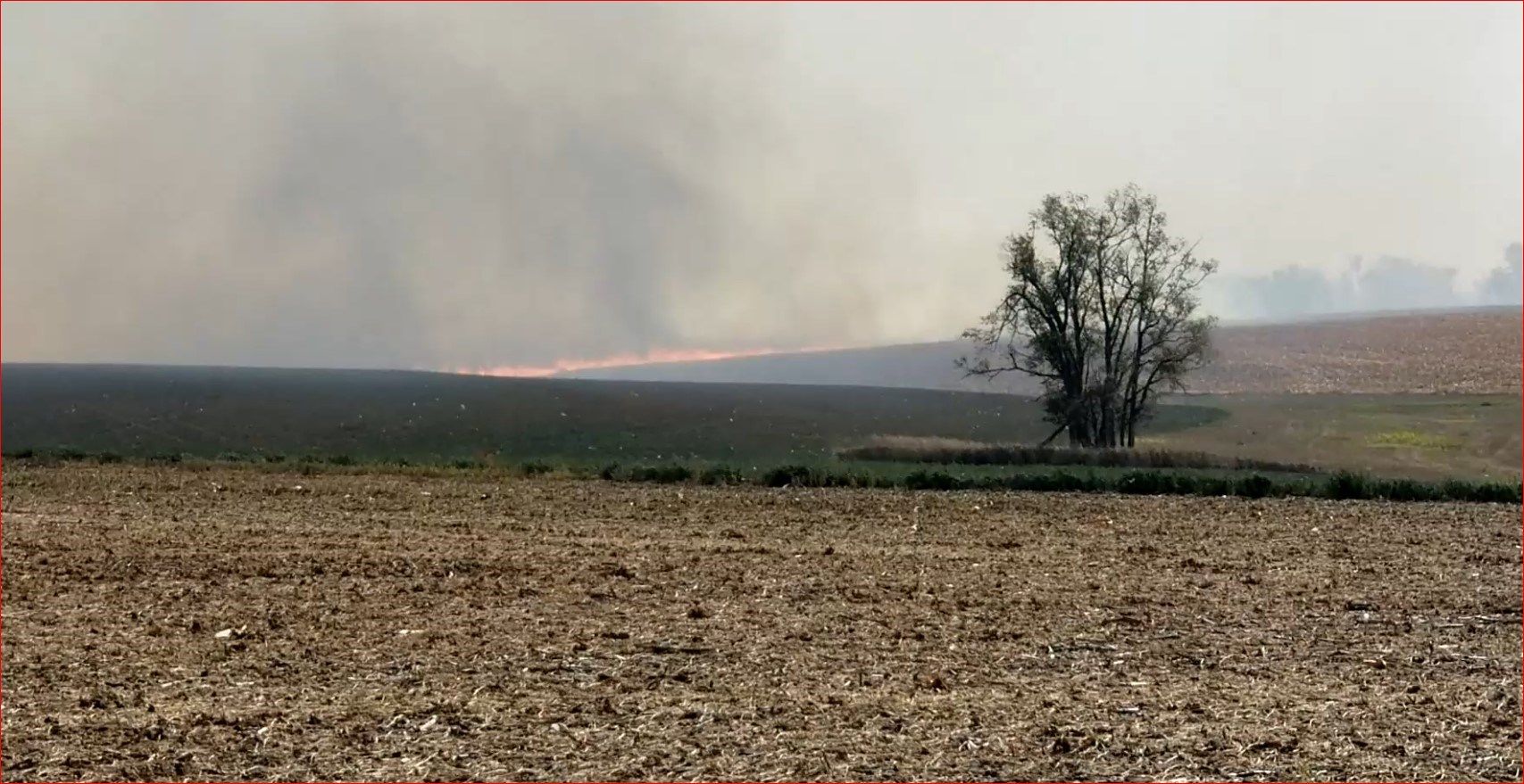 Flames pushed by gusts to 40-miles-per-hour