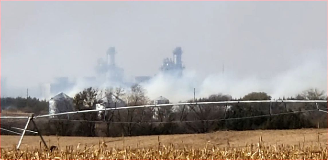 Wildfire races past NPPD Gas Plant