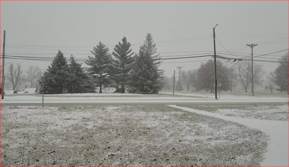 Snow in west Beatrice last winter season