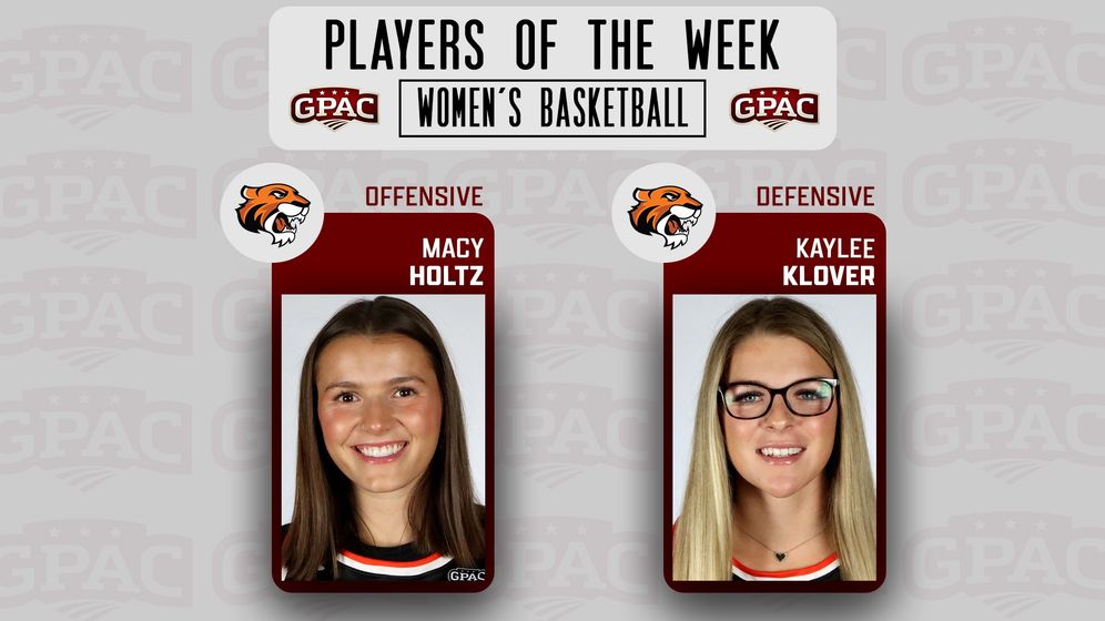 Doane sweeps weekly GPAC women's basketball awards | Graphic courtesy of the GPAC
