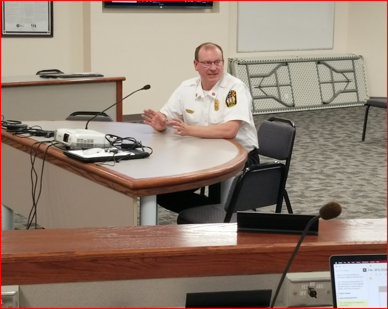 Beatrice Fire and Rescue Chief, Brian Daake