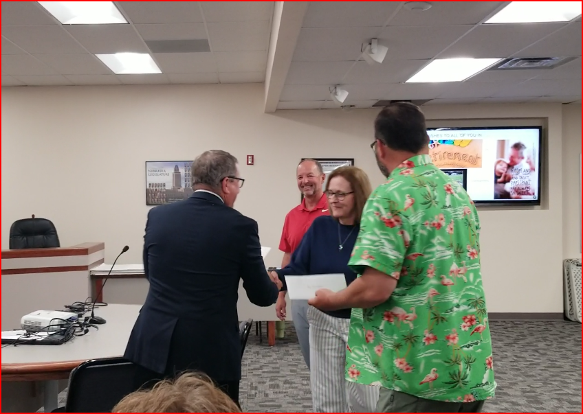 Jason Alexander, Gus Brown, Joanne Doyle-Workman, Ron Kassmeier