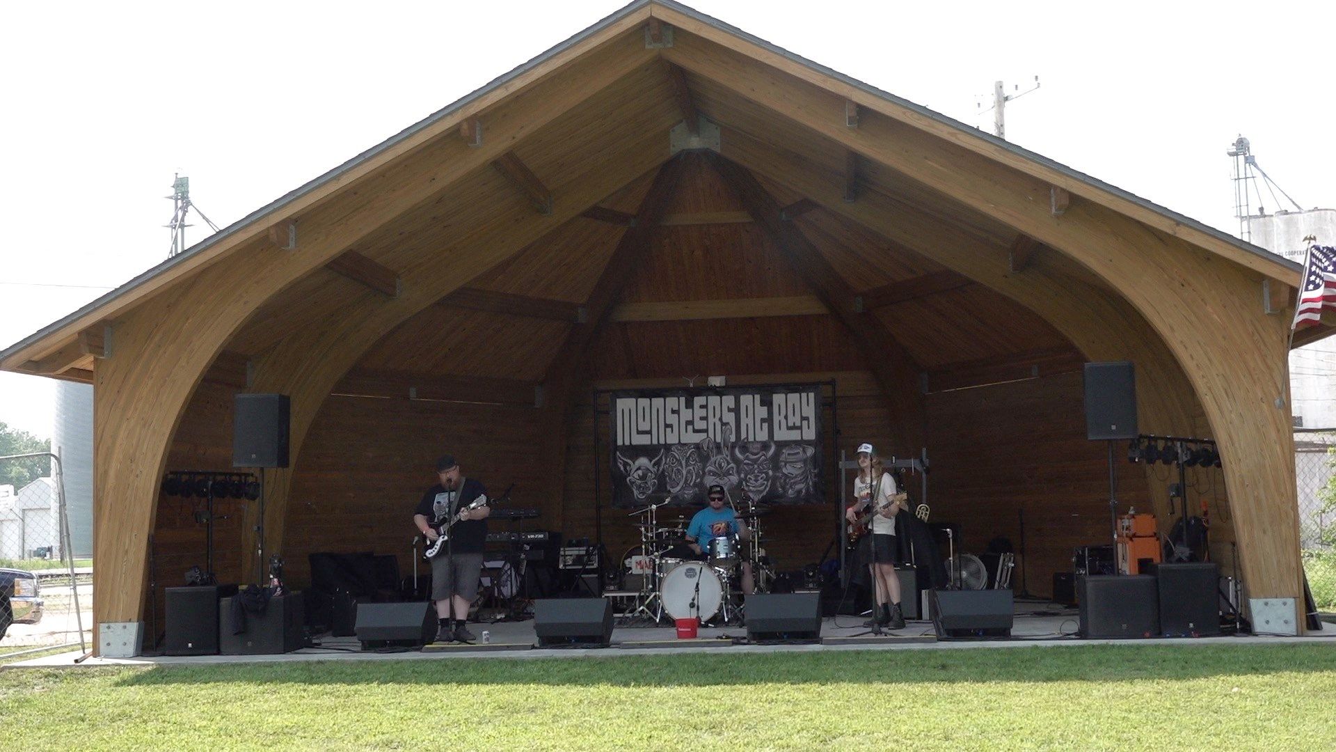 First annual Hullabalooza, the Fairbury amphitheater’s formal debut